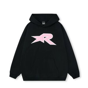 AVAILABLE NOW Black and Pink Hoodie
